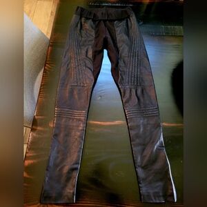 EUC Skingraft Leather Moto Leggings Pants XS